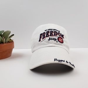 Jeep Adjustable Hat White Off Road Division '41